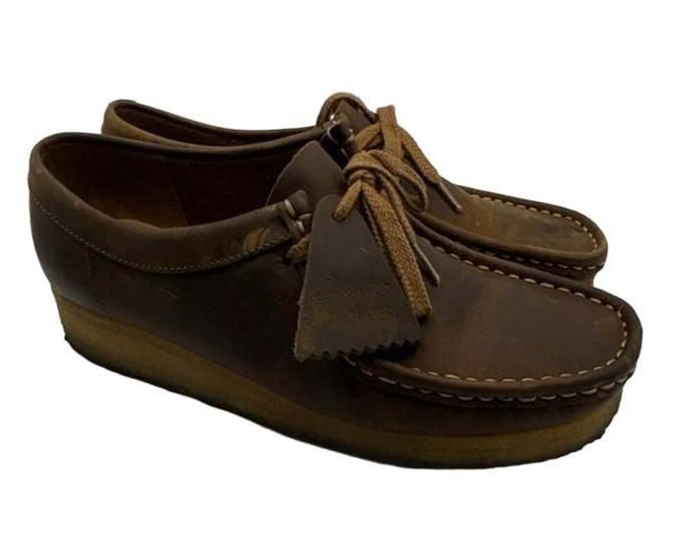 Clarks Originals Wallabee Size 8 M Brown Leather